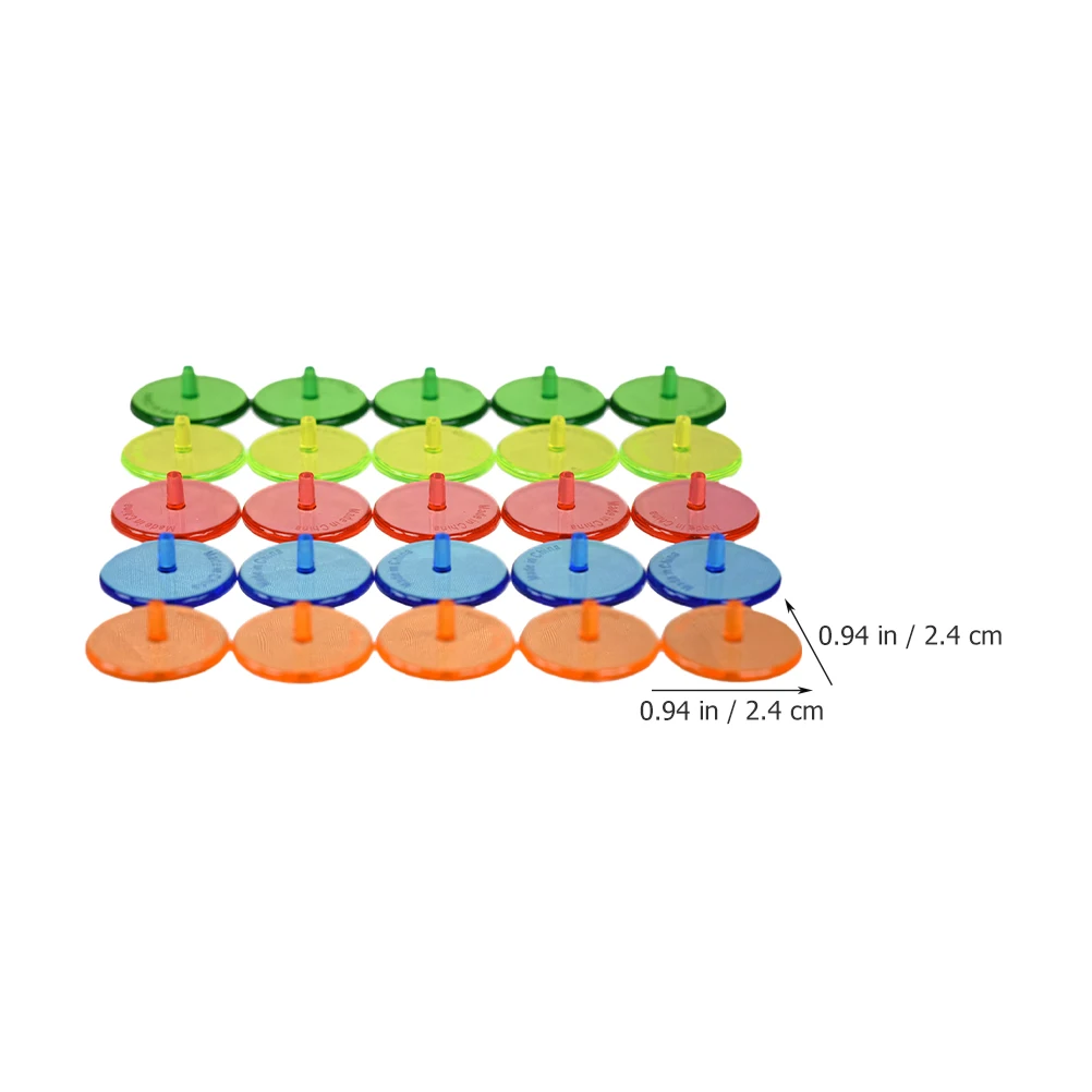 

150pcs Ball Marker Plastic Green Markers for Putting Wear-Resistant Low Friction Club Protection Durable Stable for Men