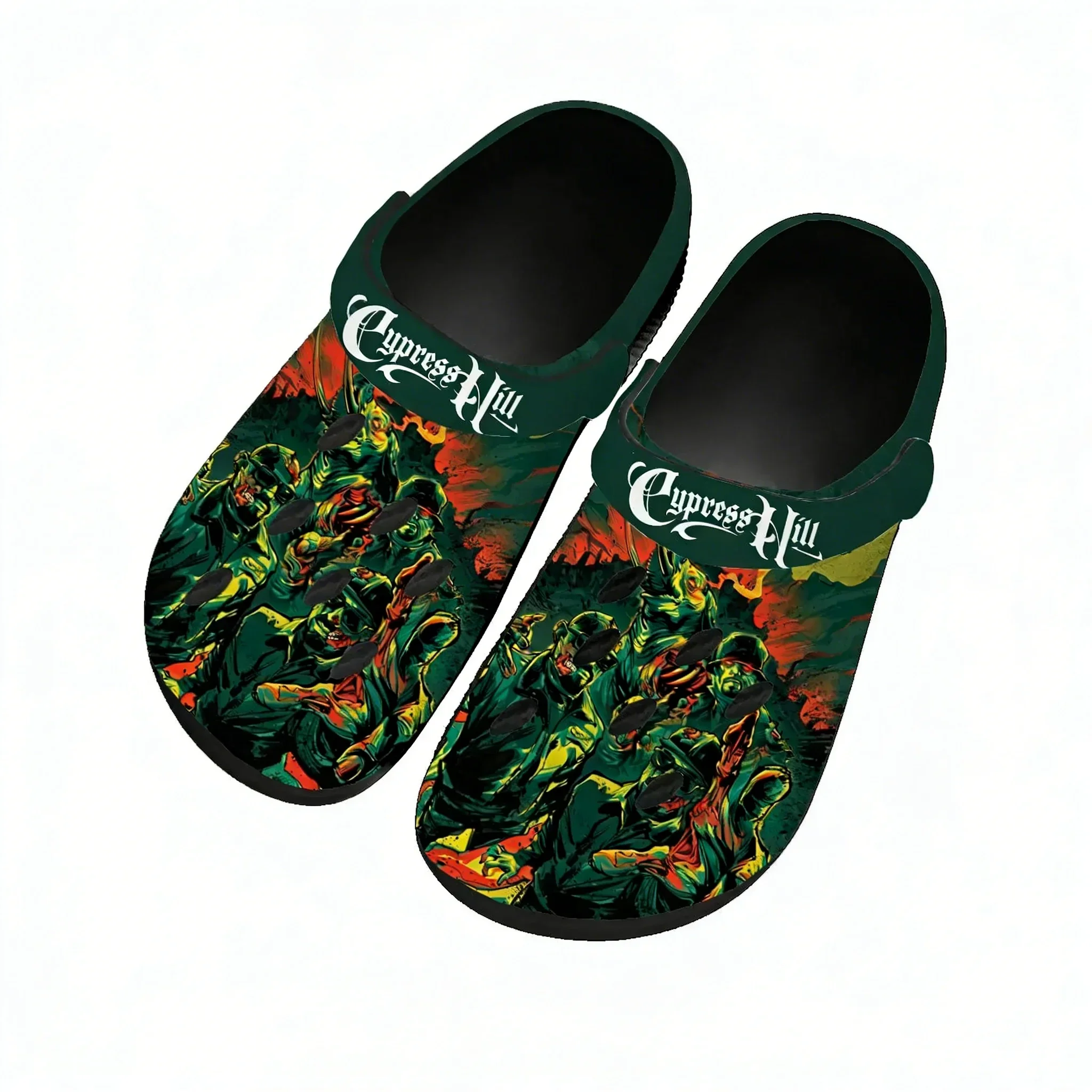 

Cypress Hill Water Shoes Men Women Teenager Comfortable Fashion Home Garden Clogs Custom Sandals Beach Breathable Hole Slippers