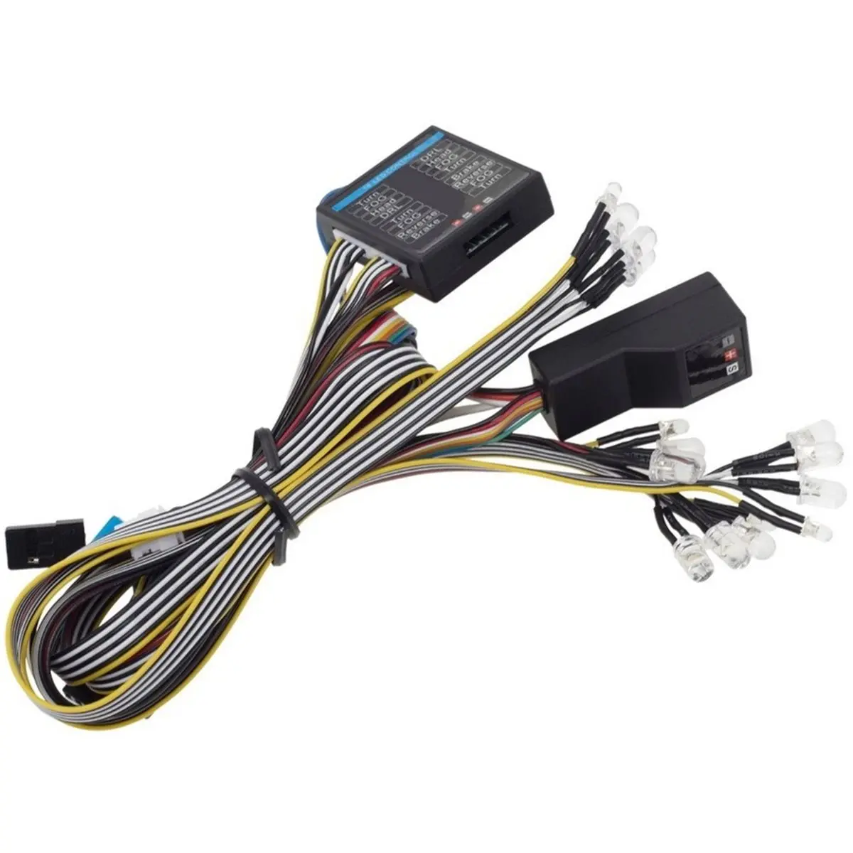 L70A 1/10 Scale RC Model Car Light Set 14 Linkage Lights for SCX10 D90 Crawler Accessories