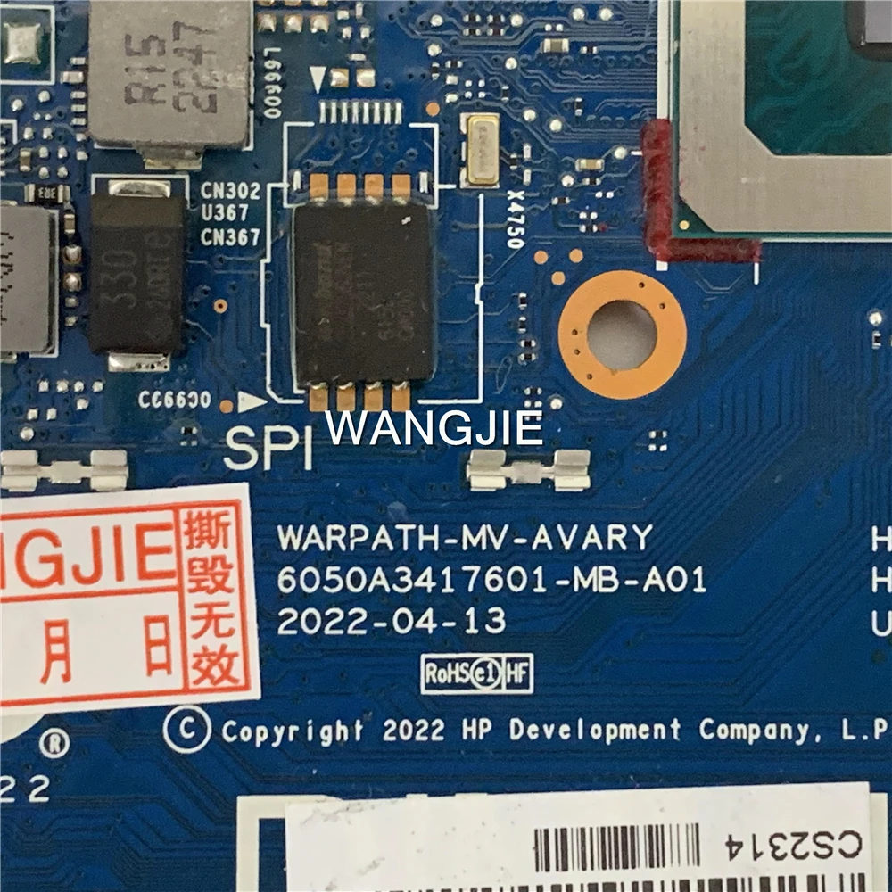 HSN-I45C 6050A 3417601   اللوحة الرئيسية للكمبيوتر المحمول HP EliteBook 840 G9 اللوحة الأم N22216-601 N22217-601 DDR5 100% العمل