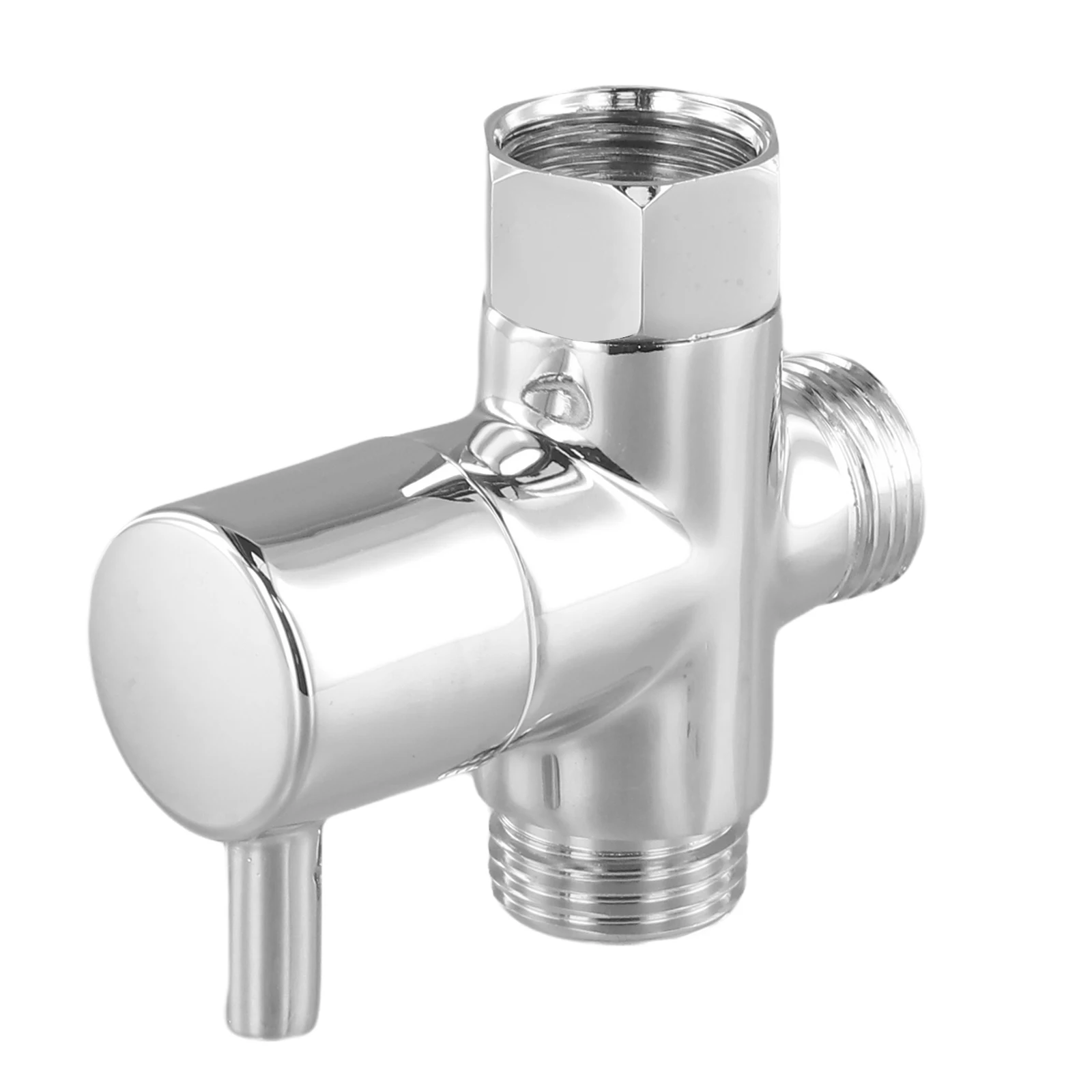 Accessory Equipment Supply Diverter Valve Replacement Rotating joint Shower Head T-Adapter Chrome Plated Brass