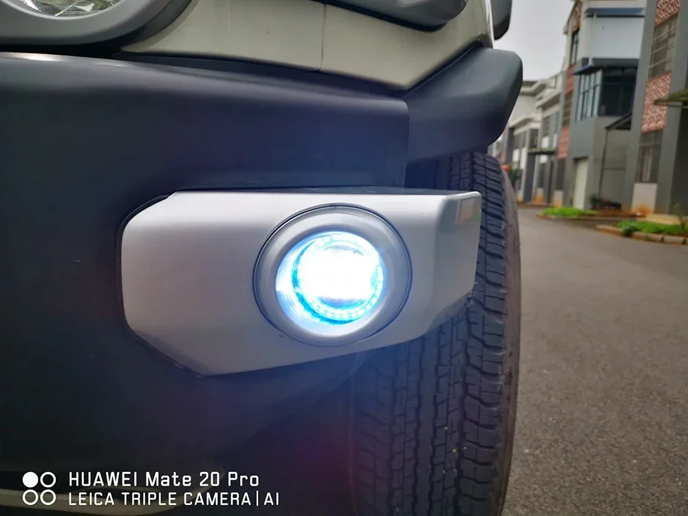 40W Led Fog Lights Angel Eyes DRL For Fiat Mobi Way On Like 2016-2021 2022 2023 2024 2025 2026 White Yellow Fog Driving Lamp detail image 28