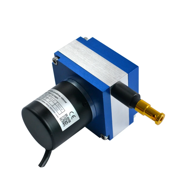 Analog Output Potentiometer Draw Wire Position Sensor CWP-1500A 1500mm Range 24v  0-40mA Output