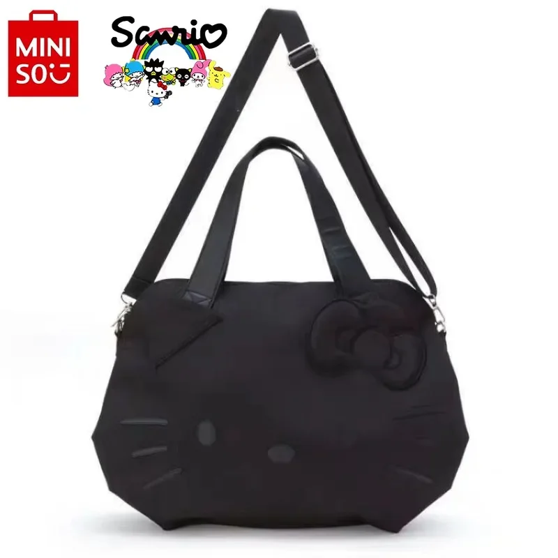 Miniso Hello Kitty New Women's Travel Handbag Luxury Brand Fashion Women's Shoulder Bag Large Capacity Shoulder Diagonal Bag