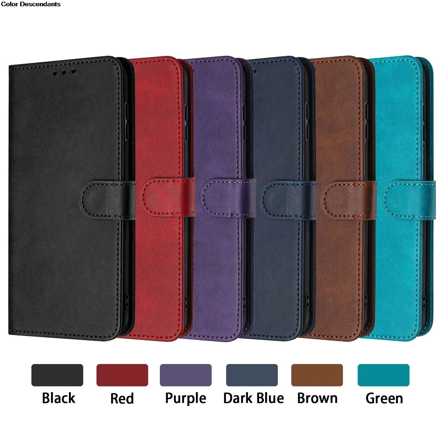 Magnetic Flip Cover Leather Case For Samsung Galaxy A16 A06 A05 A05s A15 4G A25 A35 A55 A36 Solid color Skin Feel Wallet Bags image 6