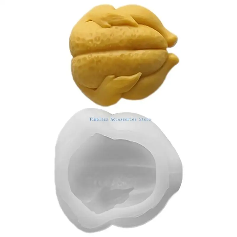 

97QE Flexible Silicone Chicken Baking Mold Effective Chicken Shaped Ornament Moulds