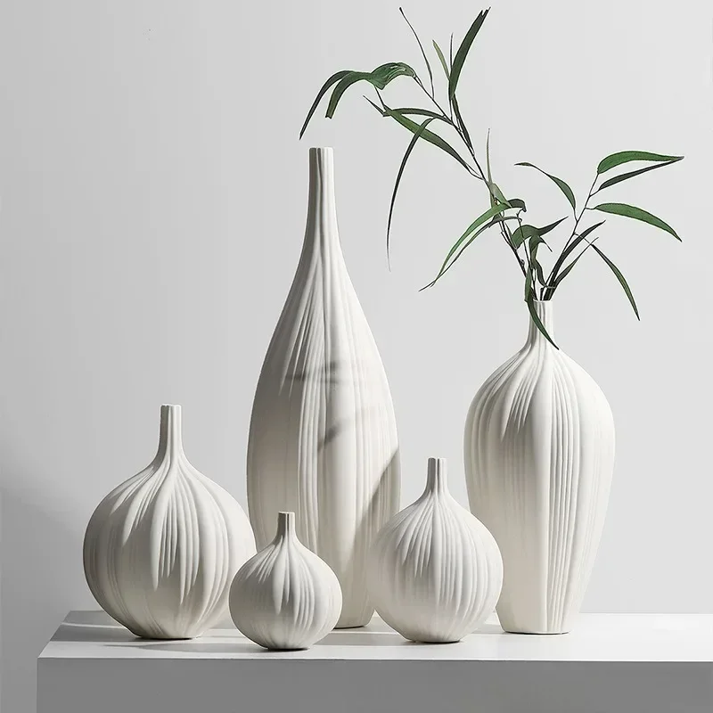 

Ceramic Vase New Chinese Home Soft Decoration Handicrafts Light Luxury Living Room Desktop Dried Flower Arrangement Device
