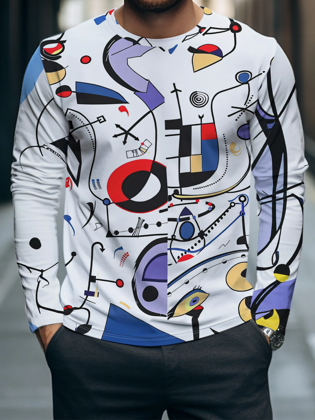 Kleurrijk abstract graffiti T- - Street Fashion Graffiti recensie en prijs