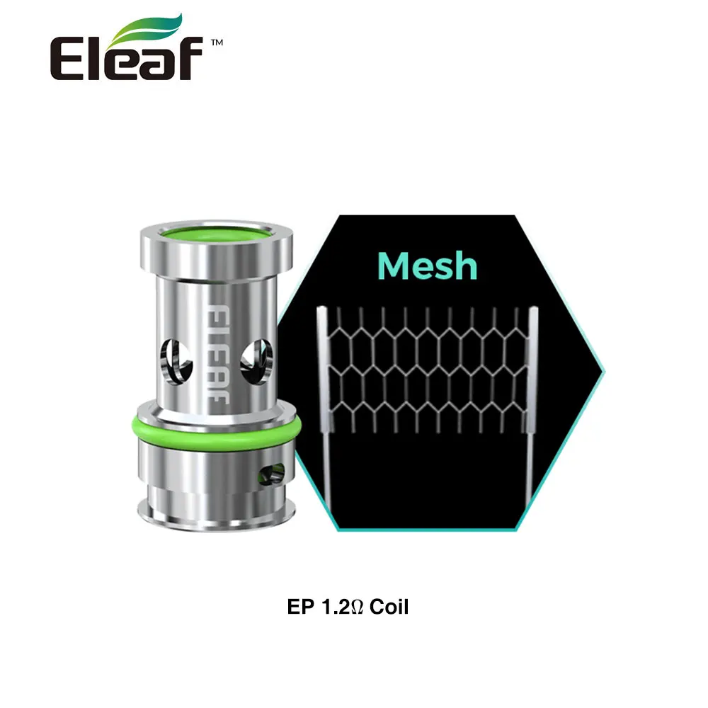 5pcs/lot Original Eleaf EP Coil Head Core for EP Empty Pod Cartridge / iJust AIO Pro / iStick i75 Kit Vaporizer DL RDL MTL Vape
