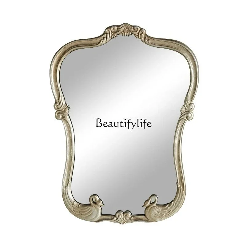 

Bathroom irregular makeup mirror living room bedroom special-shaped decorative mirror