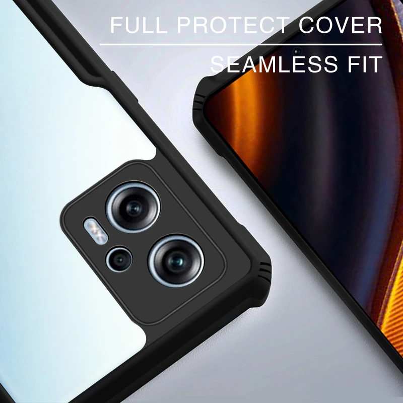 Rzants For Xiaomi Poco X4 GT Case Hard Air Bag Protection Slim Clear Cover