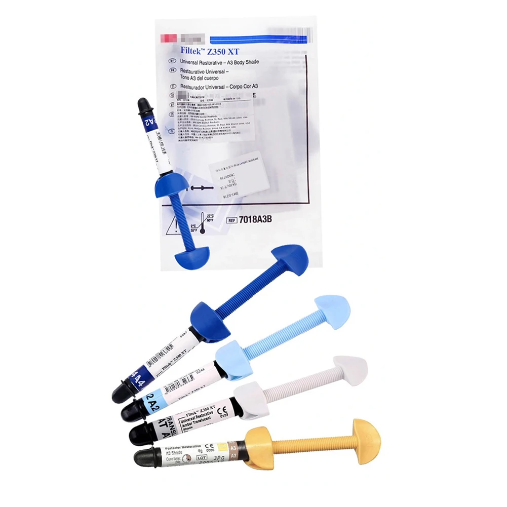 

2 упаковки стоматологической композитной смолы Valux P60 Z250 Z350XT, текучая, для реставрации зубов в клинике, светоотверждаемые адгезивные материалы