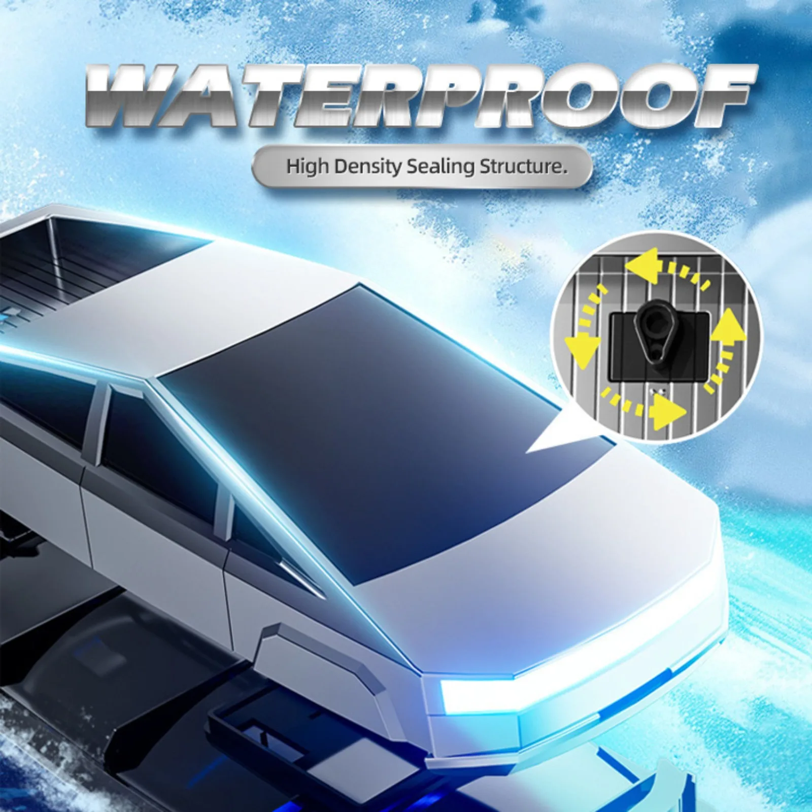 サイバーパンク高速 RC ボート 2.4GHz 防水デュアルモーター充電式バッテリー プール 湖 男の子 子供 大人 誕生日ギフト用