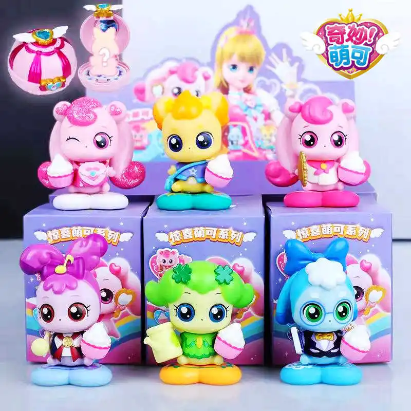 

6pcs Original Anime Catch Teenieping Kawaii Anime Figures Blind Box Collectable Cartoon Doll Toys Ornaments Holiday Gifts Dolls