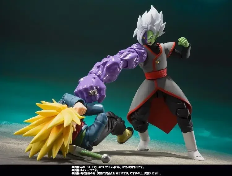 100% Original Bandai Dragon Ball Sh Figuarts Shf Potara Zamasu Action Figures Anime Model Toys Figura Pvc Gifts In Stock