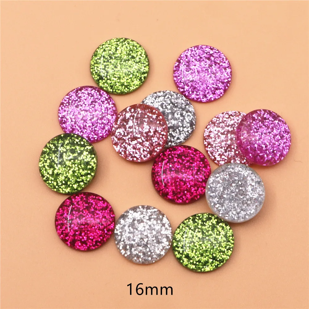 30pcs  Mix Colors Resin Heart/Star/Round Flatback Cabochon DIY Home Garden Hand Craft Scrapbook Decoration Accessories