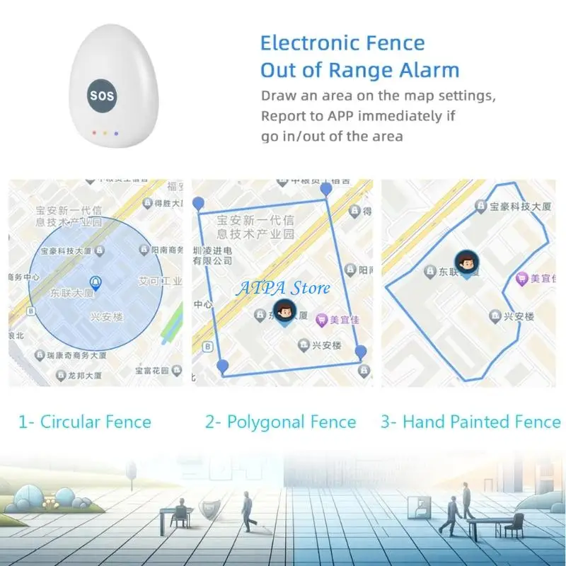 

U13C Tracking Device Electronic Fence History Route Monitoring Remote Shutdown Reboot Function