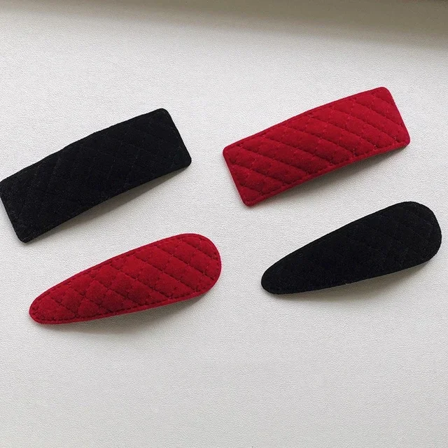 2 szt. Hurtownie Retro aksamitne koreańskie spinki do włosów boczne BB szpilka do włosów dla kobiet dziewczynki dziecięca opaska na głowę akcesoria do włosów nakrycia głowy ozdoba