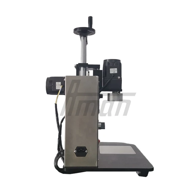 

Полуавтоматическая пневматическая машина для укупорки небольших бутылок 520*300*530 мм для напитков, пластиковых и стеклянных бутылок, косметики, пищевых банок, с двигателем