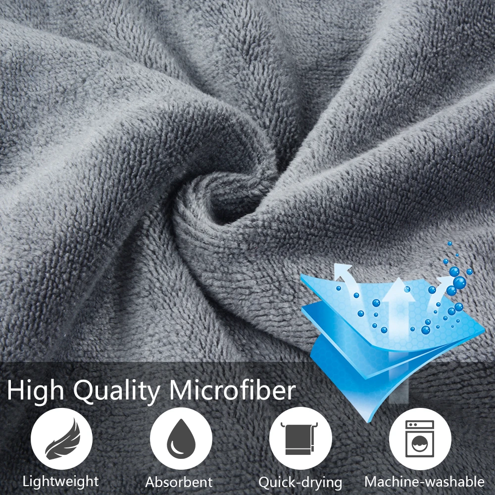 Microfiber Make-Up Remover Gezicht Doek Handdoek Basten Super Absorberende Zachte Voor Badkamer 12inx12in 6 Packs