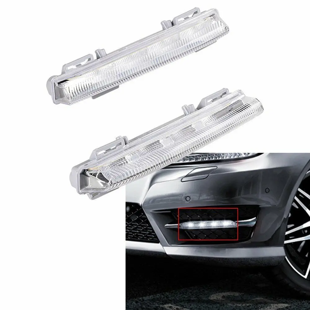 

FRONT DRL FOG LIGHT FOR MERCEDES-BENZ W204 W212 R172 C250 C280 C350 E350 LH & RH