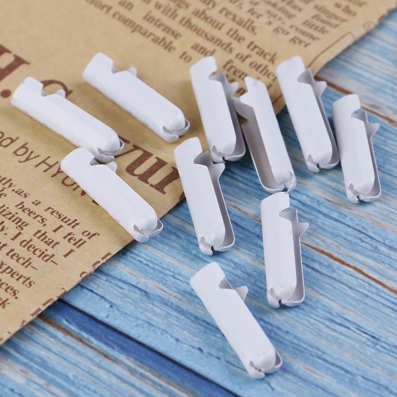 

10PCS Metal Shoe Lace Tips Replacement Head Bullet Aglets DIY Accessories