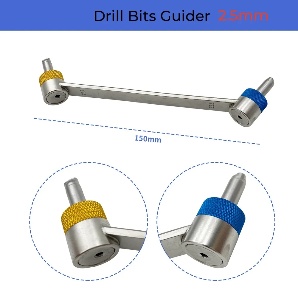 

2,5/3,2 мм втулка для дрели, направляющая для сверла, втулка для сверла, ортопедический инструмент для домашних животных, автоклавируемый