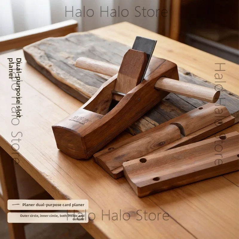 Card planer slot, uneven planing, round trough, round or semi-circular DIY, dual-purpose carpentry tool
