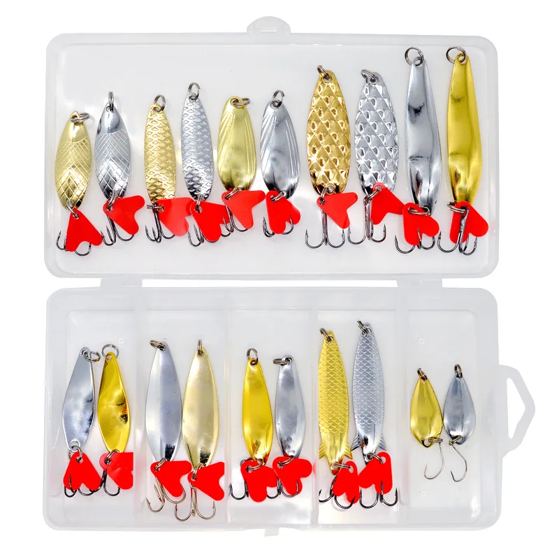 Y084 Fishing Lures Bait Glitter Kit 21/Pieces Bait Sequins road bait soft Fishing With Gear