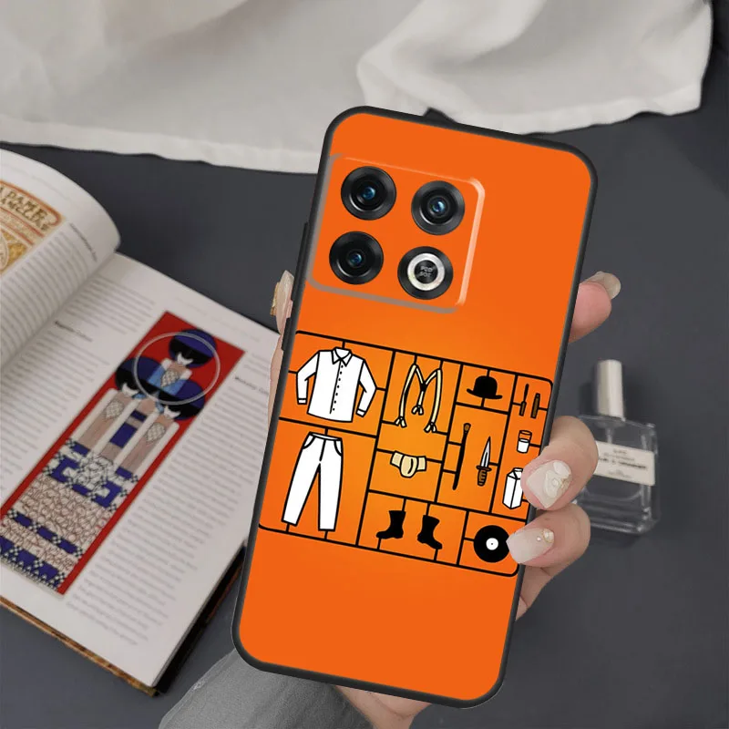 الفيلم الساخن C تصورها البرتقال سيليكون الهاتف حالة ل Oneplus الآس 10R 9 R 8T ل Nord 2 T غطاء واحد زائد 10 9 برو لينة حالة #2