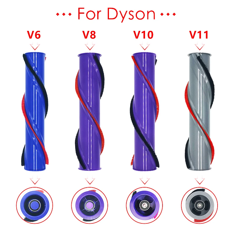 For Dyson V7 V8 V10 V11 Handheld Vacuum Cleaner Accessories Washable HEPA Filter Roller Brush Head Replacement Parts