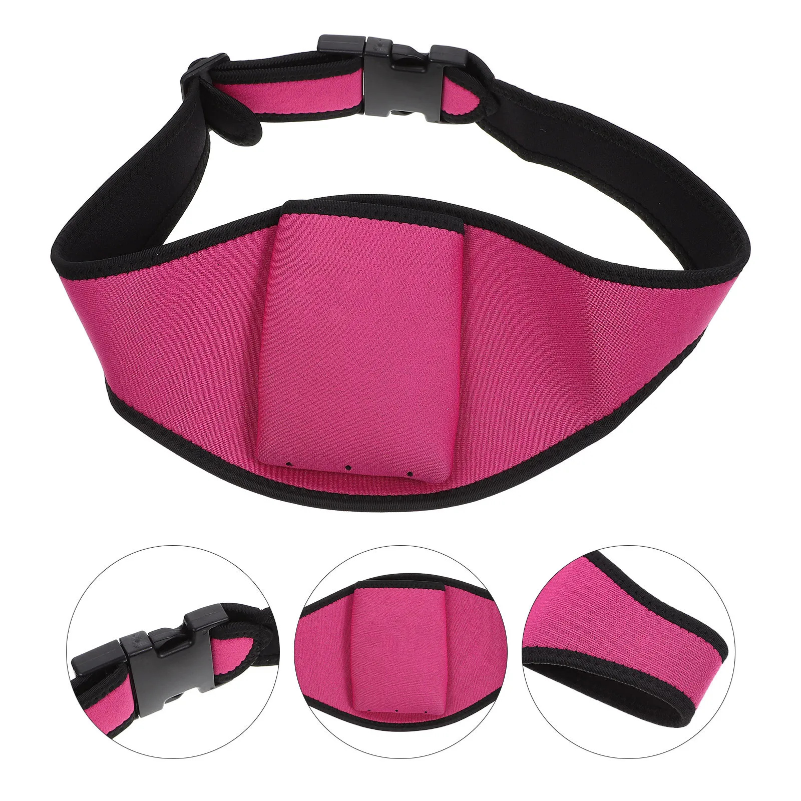 Premium Microphone Holder Belt Stylish Lightweight Mic Waist Belt for Instructors Trainers Singers Portable