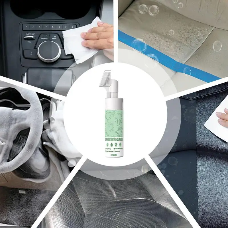 Multifunctional Car Interior Seat Cleaner, Dashboard Cleaner, Espuma, Não há necessidade de lavar, Pano de teto, 6.76oz