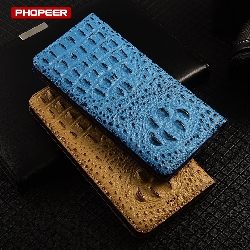 Magnetyczne etui na telefon z prawdziwej skóry do Samsung Galaxy S26 S25 S24 S23 S22 S21 S20 Ultra FE Edge Plus z klapką i przegródkami na karty. — zdjęcie produktu 4