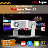 KaiAqua Portable Projector 4K Dual Wifi6 150 ANSI BT5.0 1080P 1280*720PiP Outdoor Travel Portable Home Theater Video Proyector