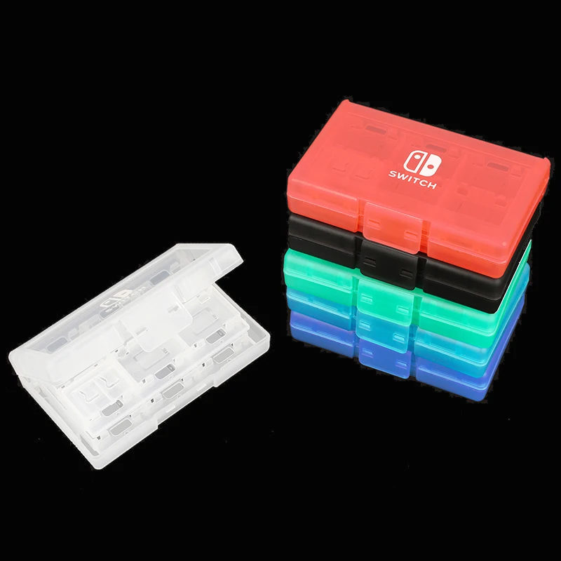 24 В 1 переключатель картриджа чехол переключатель игровой держатель карт ударопрочный жесткий корпус для Nintendo Switch Lite OLED Защитный Контейнер ...