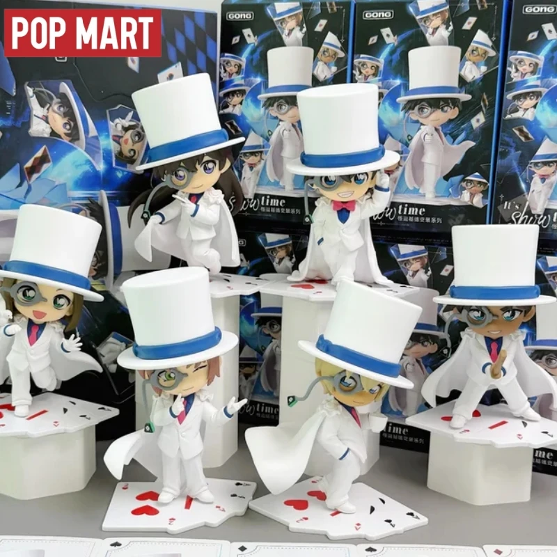 

Новый продукт, официальное резонансное имя Popmart, детектив Конан, злой, Kidd, серия Cross Dressing, слепая коробка, орнамент ручной работы, подарок