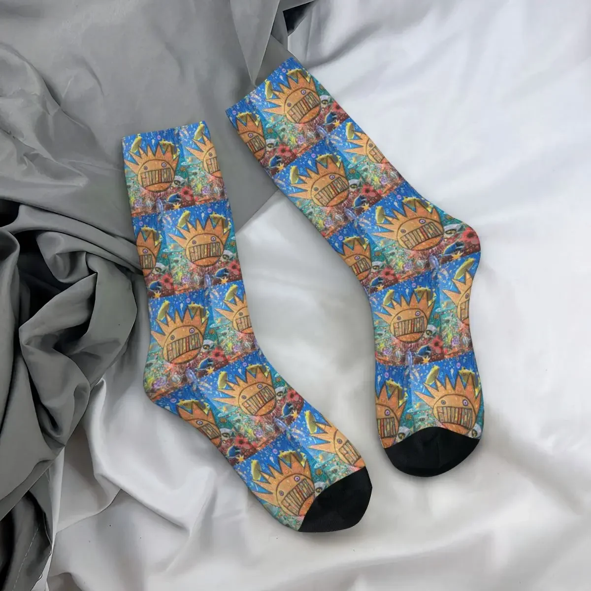 BOOGNISH ART-WEEN-Chaussettes Harajuku, Chaussettes sulfToutes Saisons, Bas Unisexe, Accessoires pour Cadeau d'Anniversaire, Haute Qualité