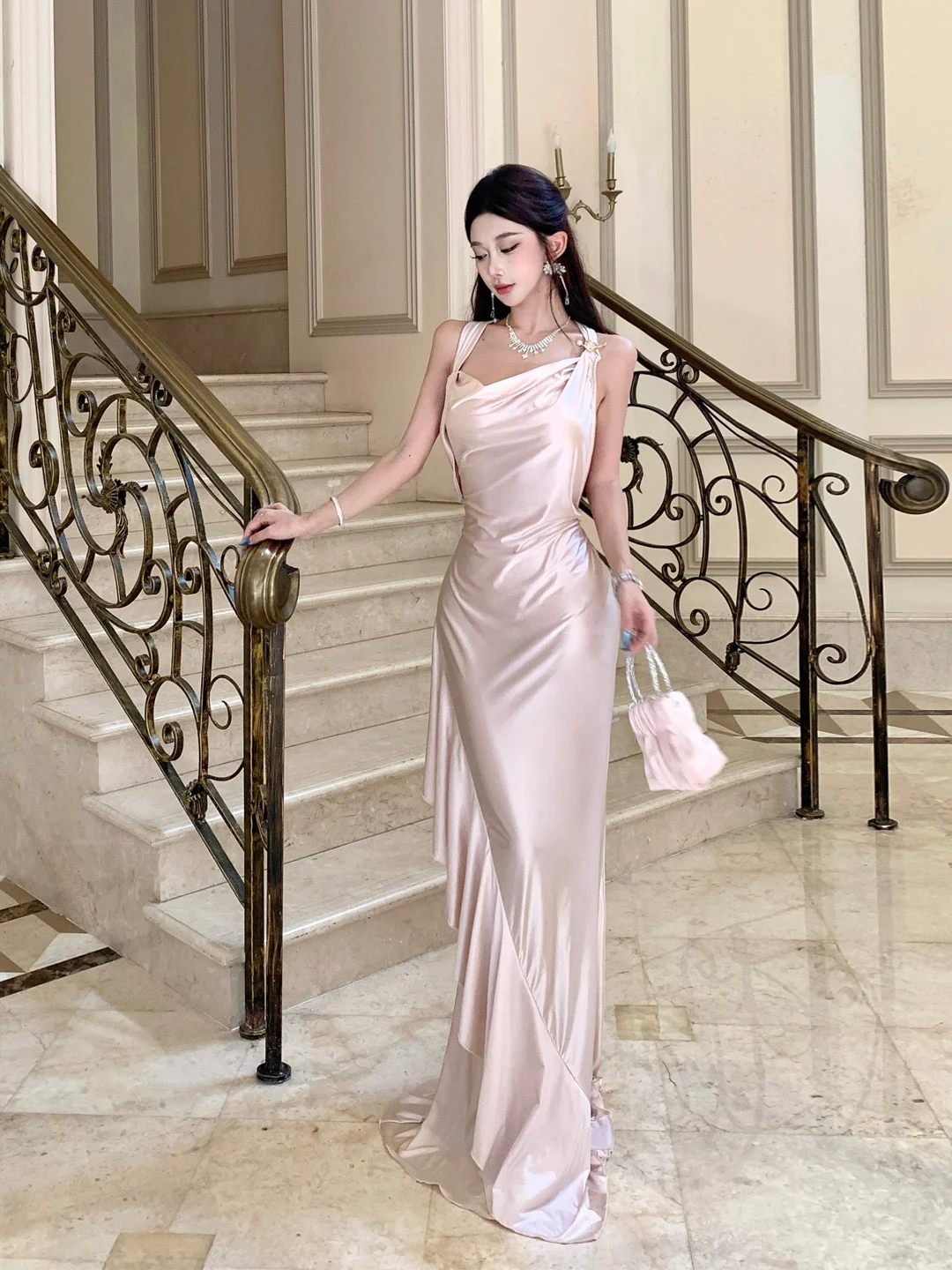 エレ サテン ネライン ドクター バースデー パー スモール ギフト ドクター ウィメンズ エレ バル ロング ドクター ファイオナブル イブニング ガウン