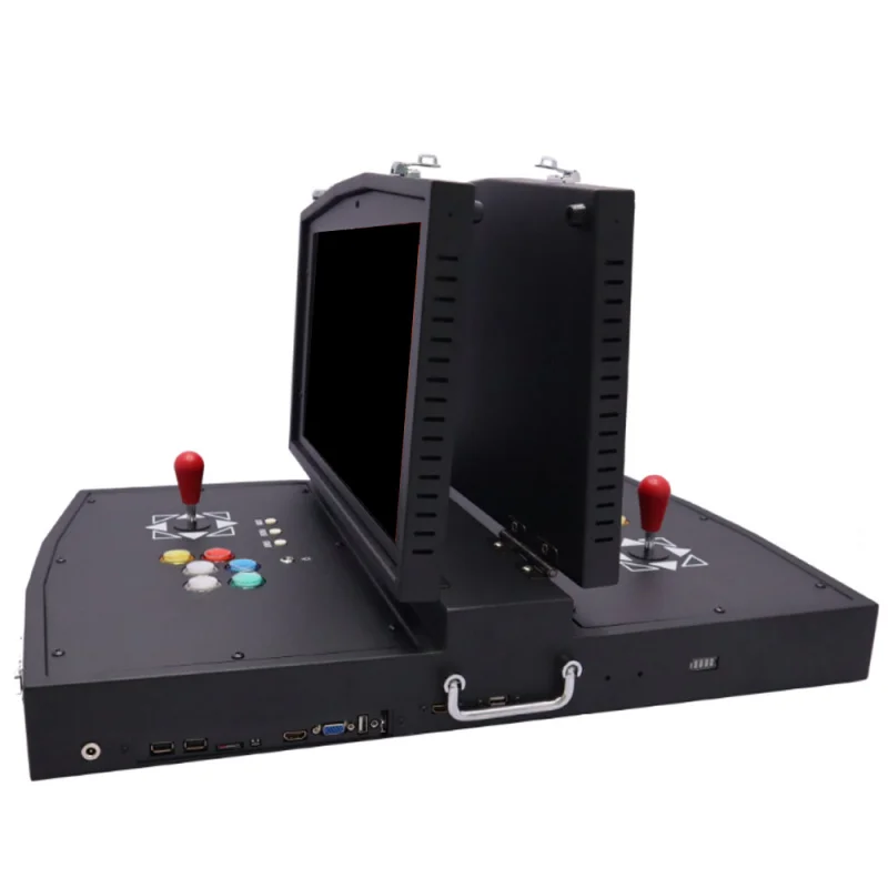 Operated Game Machine Dual Screen -To-Face Portable Kids High Quality 18.5 Inch Coin Pusher 8520 In 1 Games Metal HG-02