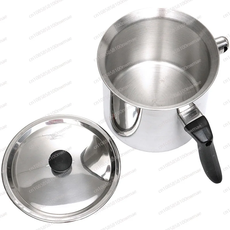 Stainless steel heat-resistant and durable beeswax furnace stainless steel enlarged wax pot bee