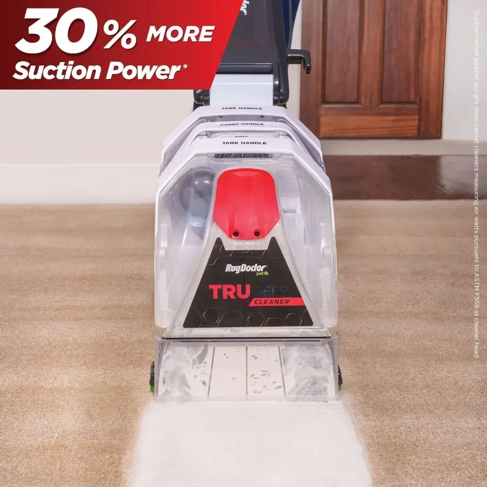 Rug Doctor Pet TruDeep Carpet Cleaner, Pet Upholstery Tool, Best-In-Class Suction Power, Dual Brush Cross-Action Technology