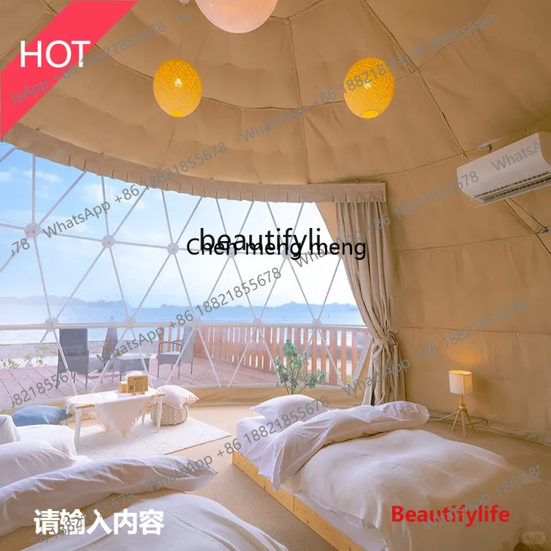 Outdoor Star Tent Hotel Accommodation Catering Yurt Star Room Camp Ball Tent LHY26