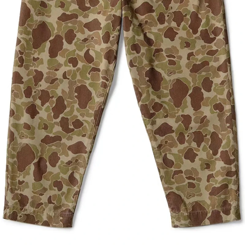 22AW KAPITAL Hirata Series Cotton Herringbone Camouflage Printed Tapered Casual Pants Men's Popular Loose Style - Image 4