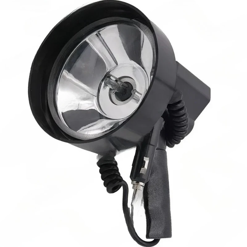12-24V 100W 7-inch HID handheld searchlight outdoor spotlight 7-inch portable night fishing light