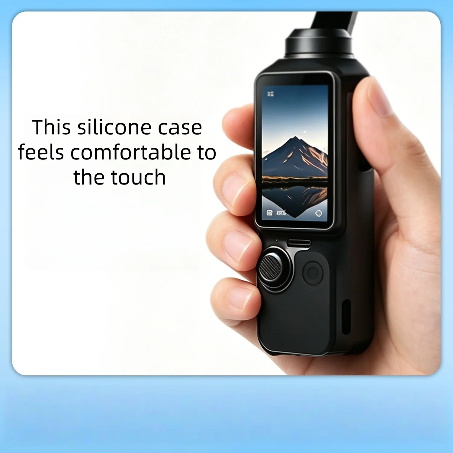 

Silicone Protective Cover for DJI Osmo Pocket 4, Full Coverage Soft Grip Sleeve with Screen & Lens Guard Protection Accessories