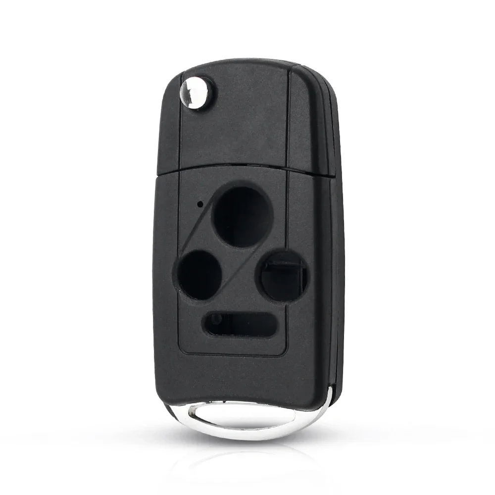 KEYYOU-Modificado Remote Flip Folding Car Key Shell Case, Fob Substituição Case, Fit para Honda Accord, Civic, CRV Pilot, 2 Botão, 3 Botão, 7 Botão