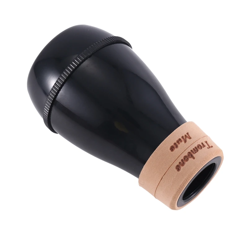 Tenor Trombone Mute Tenor Trombone Silencer Semi Enclosed ABS Mute Device Trainer Musical Instrument Accessories