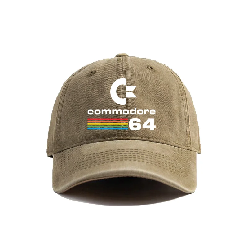 Commodore 64 Baseball Cap Summer Distressed Dad Hats Men Outdoor Adjustable Cotton Caps