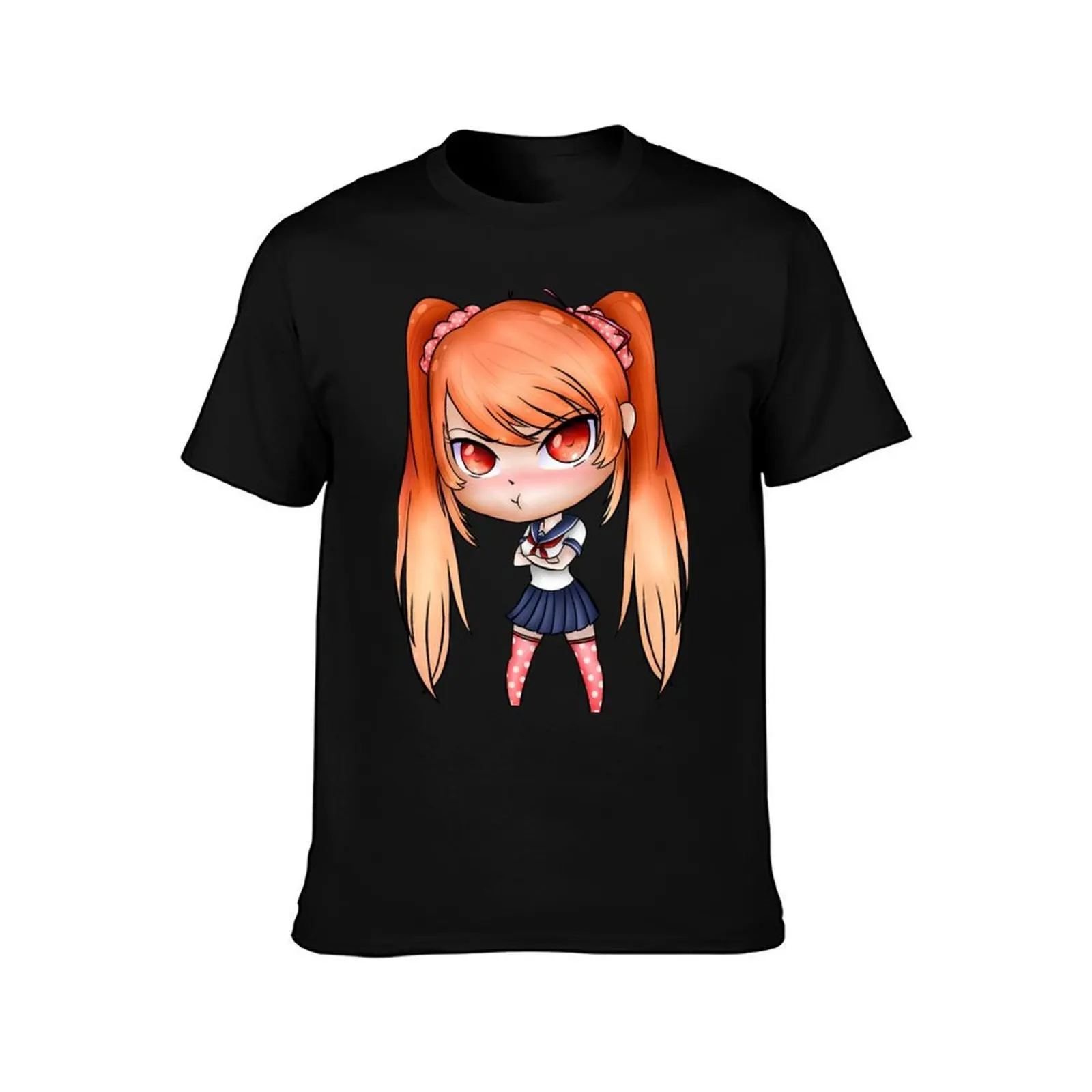 Yandere Simulator - Chibi Osana Najimi (Uniform 1) T-Shirt t shirt for man 100 percent cotton T-Shirt